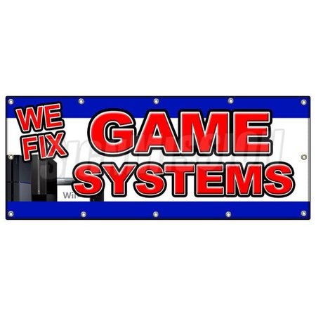SIGNMISSION B-120 We Fix Game Consoles
